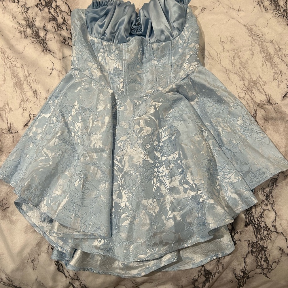 Beautiful blue baby doll dress!